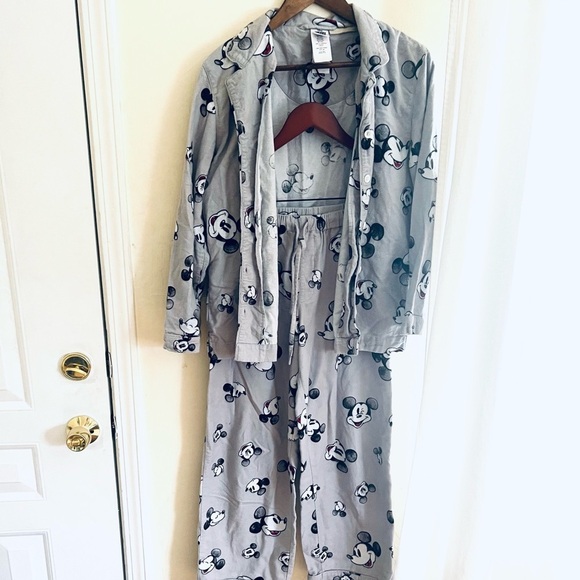 Pottery Barn Teen Pajamas  Mickey Mouse Disney Size Large - Picture 2 of 10